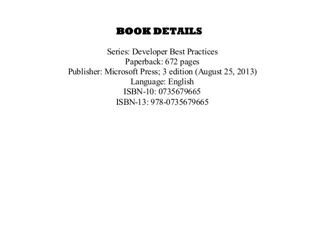 [PDF] Software Requirements (3rd Edition) (Developer Best Practices)