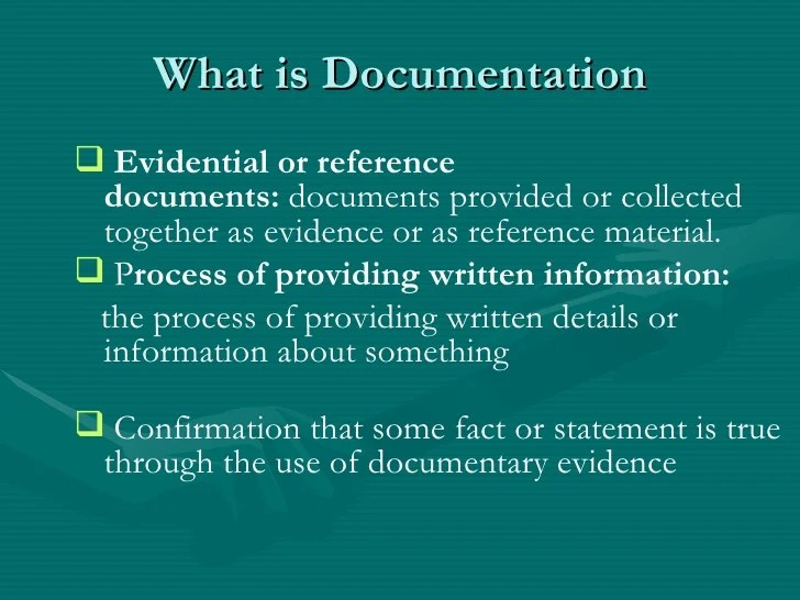 What is documentation and its techniques