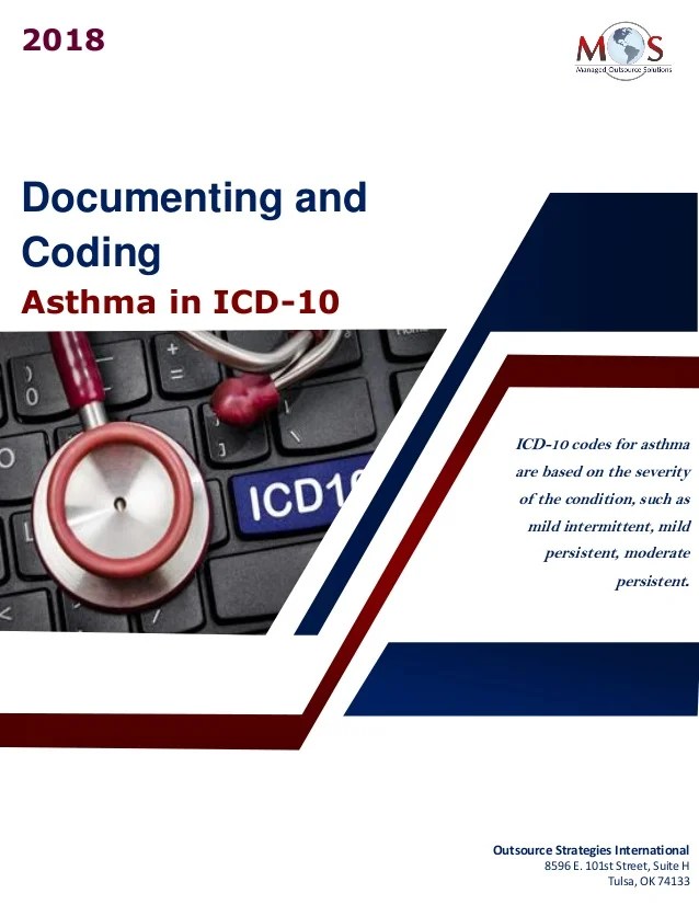 Documenting and Coding Asthma in ICD10
