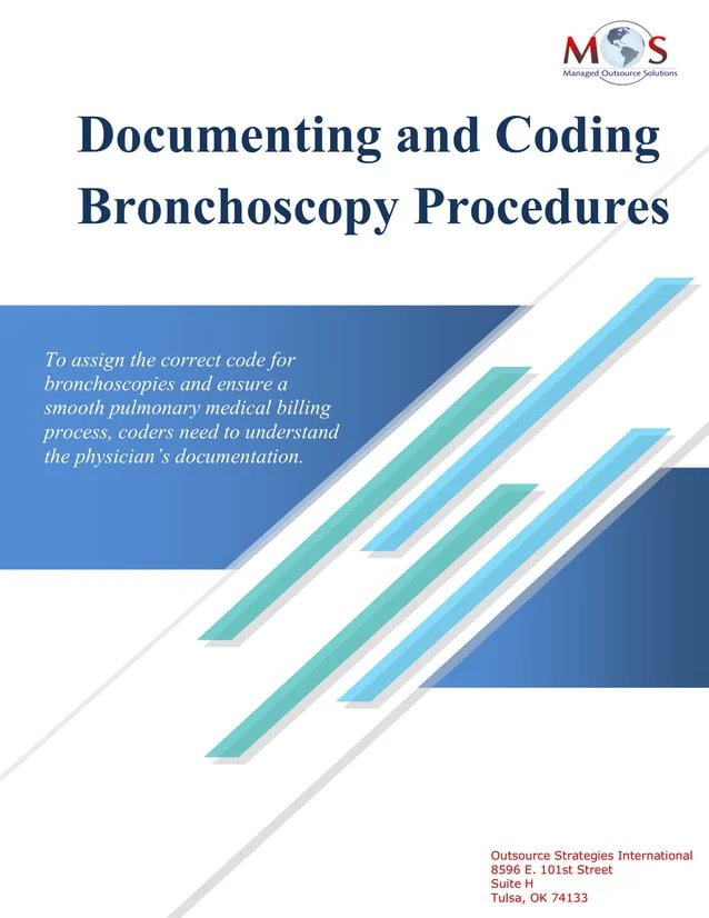 Documenting and Coding Bronchoscopy Procedures