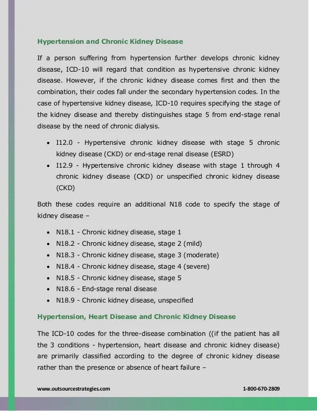 Coding Chronic Kidney Disease Icd 10 Quotes Update Here