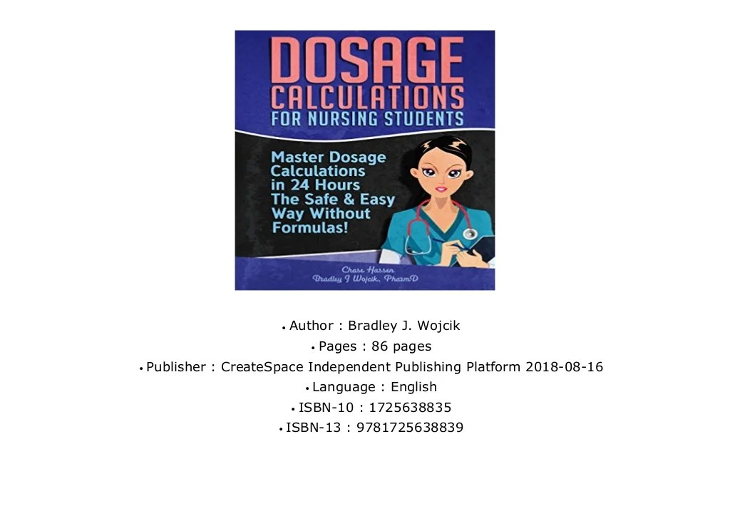 PDF] TOP TREND Dosage Calculations for Nursing Students Master D…