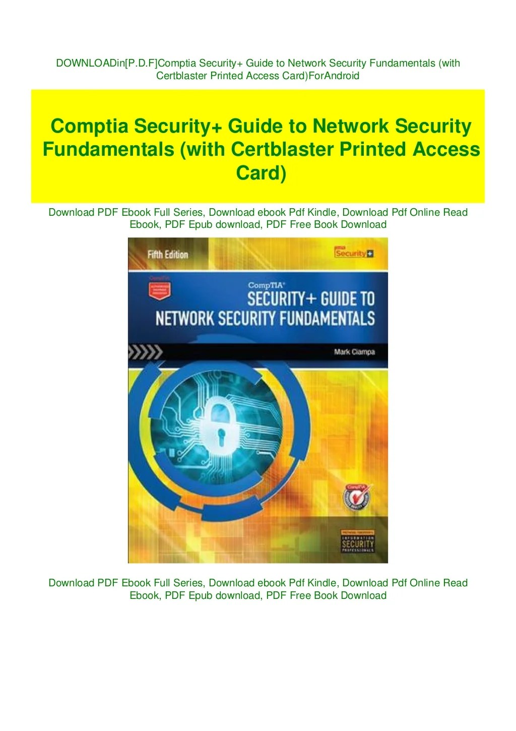Security+ Guide to Network Security Fundamen…