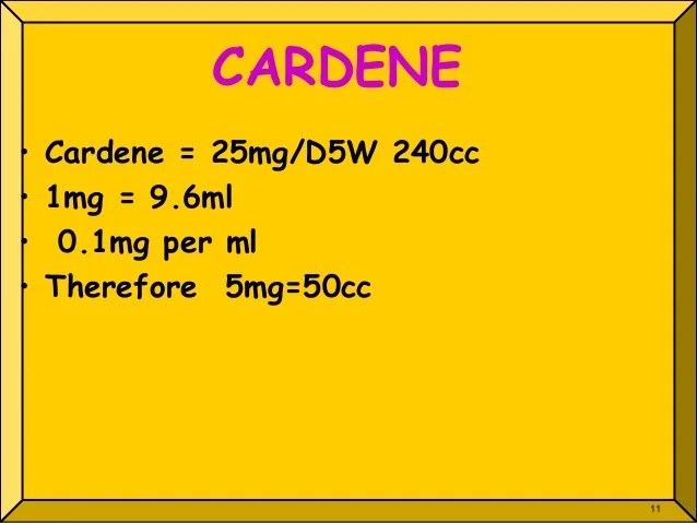 Drip calculation powerpoint