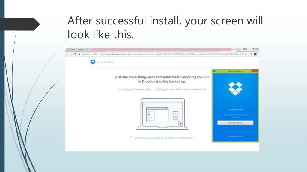 How to use Dropbox
