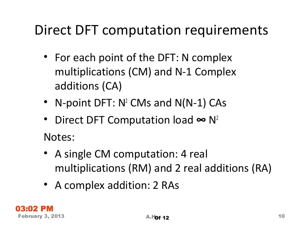 Dsp lecture vol 2 dft & fft