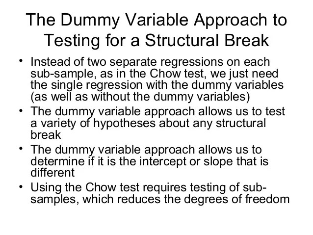 Dummy Variable Dummy Variable Formula