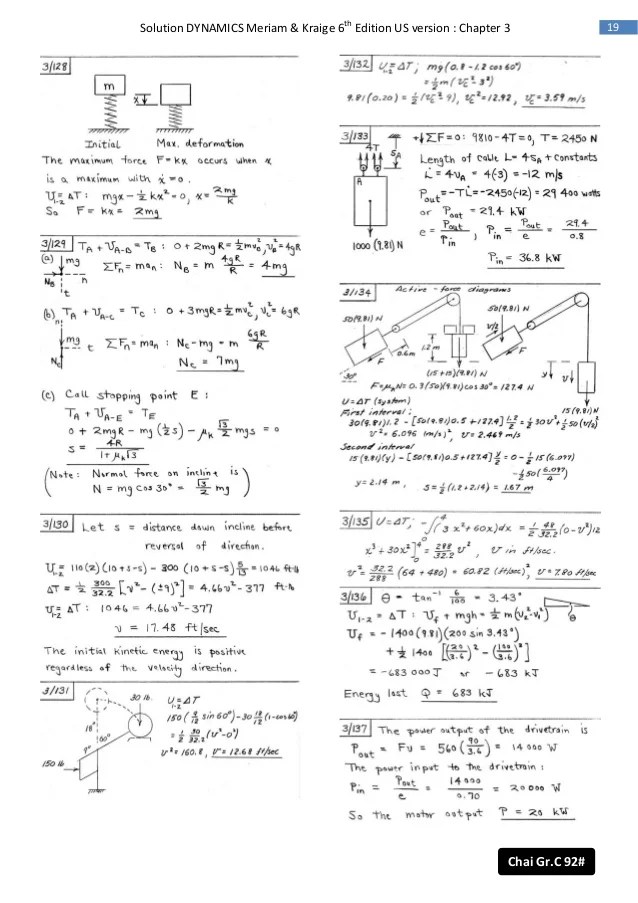Meriam Kraige Engineering Mechanics Dynamics 7th Edition