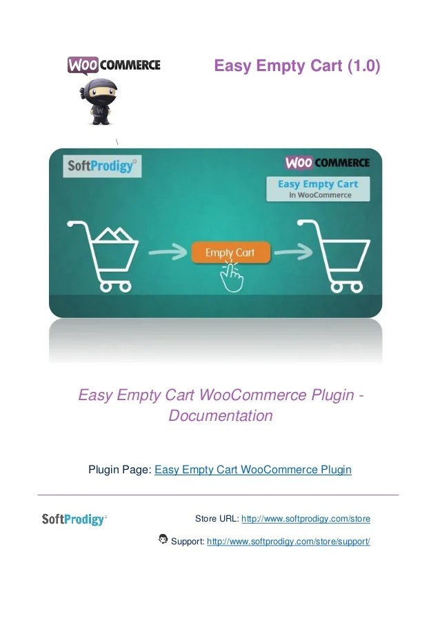 Easy Empty Cart Plugin Documentation
