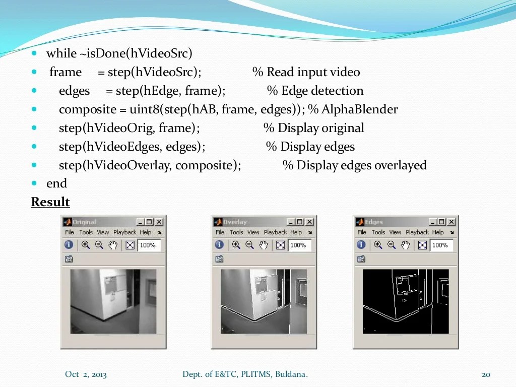 Matlab Edge Detection Of An Image Without Using In Built Function www