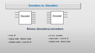 encoder & decorder | PPTX