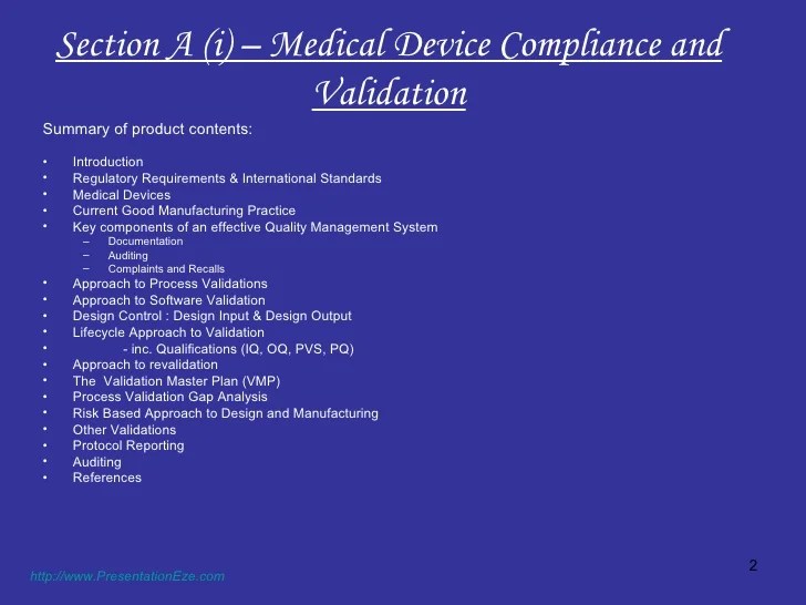 Effective Medical Device Validation Introduction  2