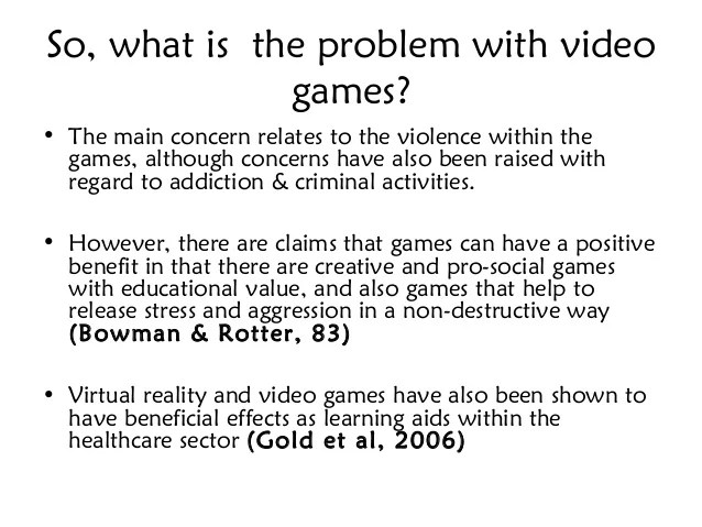 A2 Media Effects of video games and computers