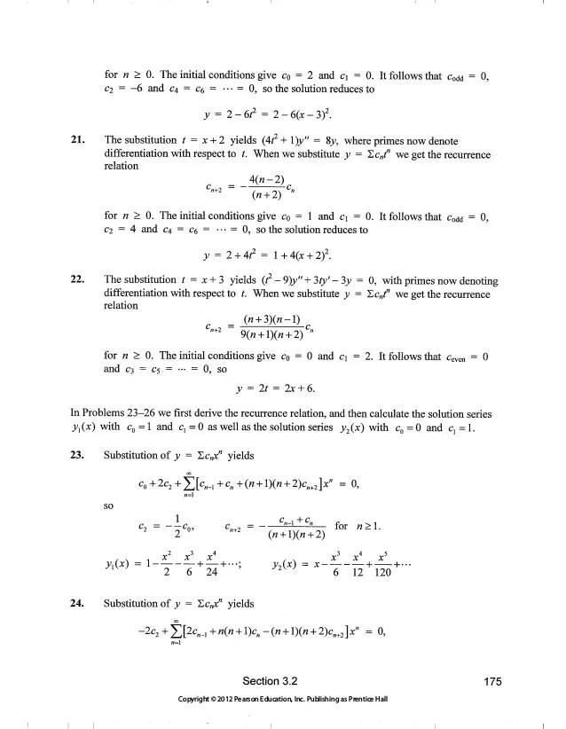 Elementary Differential Equations With Boundary Value Problems 6th Ed…