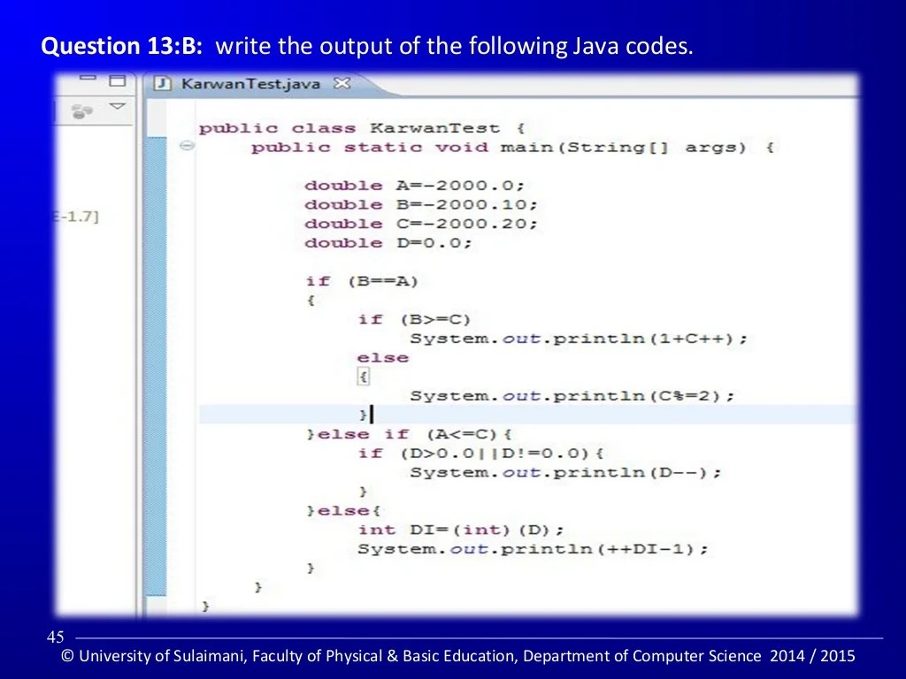 Java programming Elementary practice