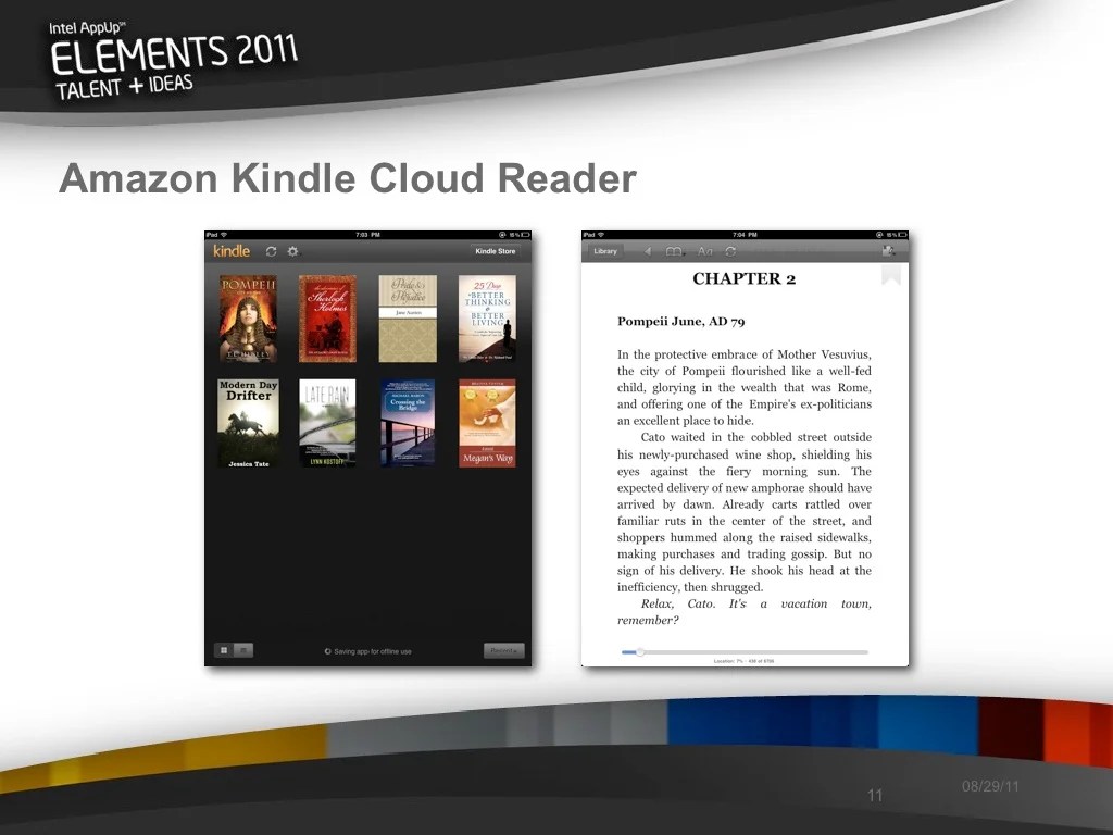 Amazon Kindle Cloud Reader 08/29/11