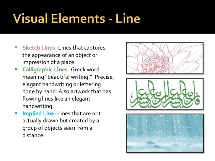 Elements & Principles of Design Elements & Principles of Design