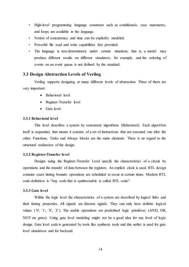Design of Elevator Controller using Verilog HDL