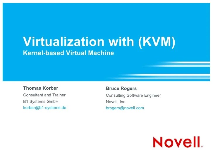Virtualization with KVM (Kernelbased Virtual Machine)