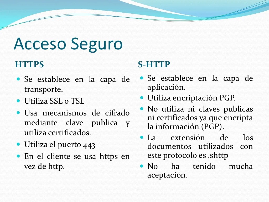 El servicio http