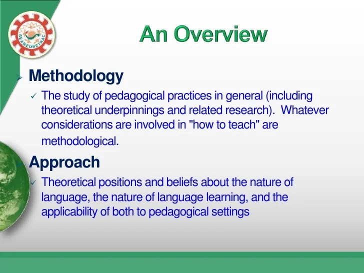 Elt different methods & approaches