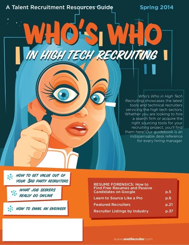 Choose from 2,130+ poster, social media, and video templates to get the word out. Recruiting Resource for Hiring Managers: Who's Who in High ...