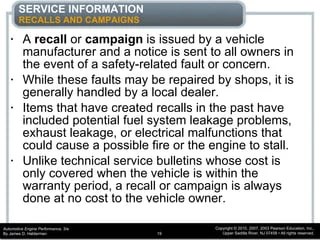 Service Information, Tools & Safety chapter_1_part1_lecture_notes | PPT