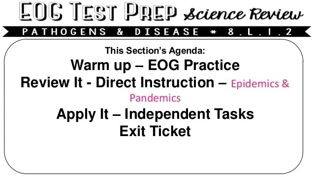 Eog test prep science review week 1 - april 25 - 8.l.1.2 part 2