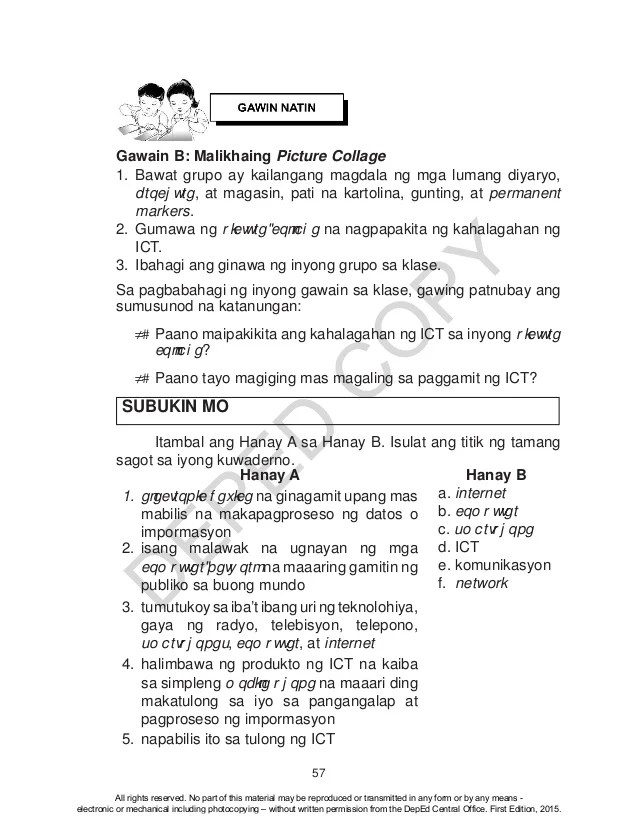 K TO 12 GRADE 4 LEARNER’S MATERIAL IN EPP (Q1Q4)