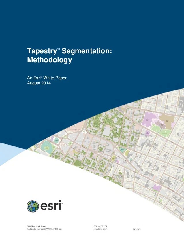 Esri datatapestrysegmentation