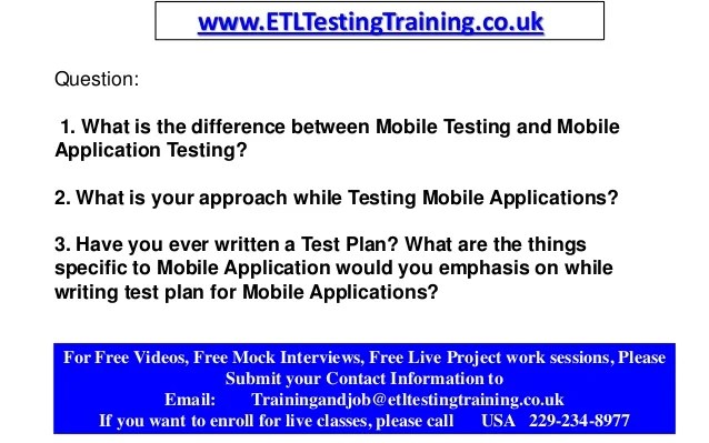 Latest ETL Testing Interview Questions 2014