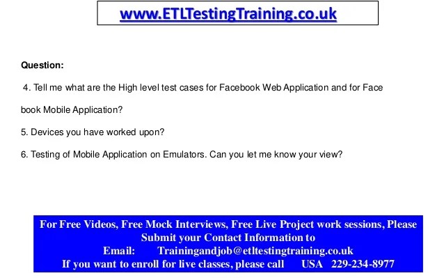 Latest ETL Testing Interview Questions 2014