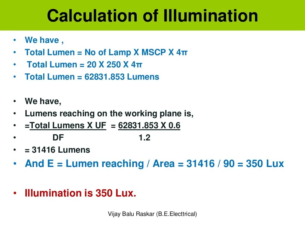 Illumination Example 7