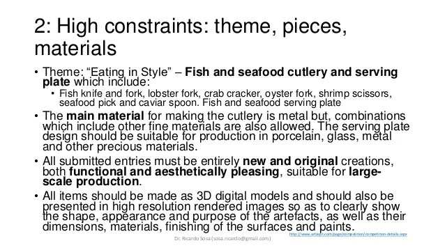 Examples of Design Briefs