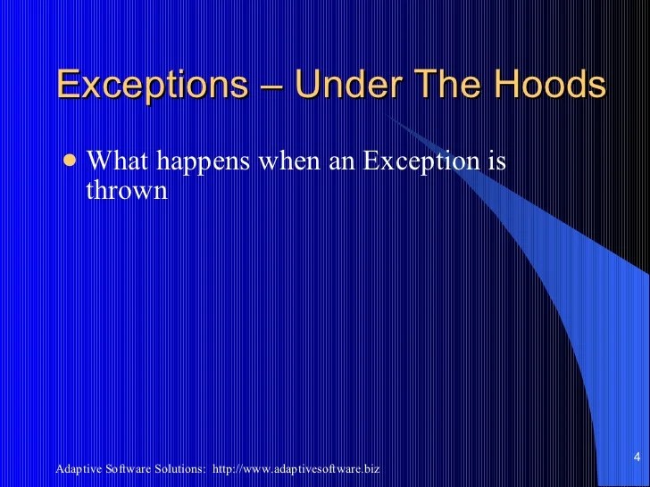 Exception Handling In Java