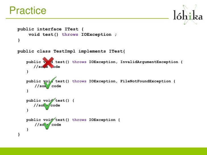 Exceptions in Java
