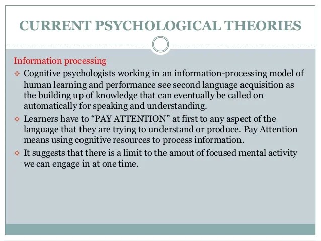 Explaining second language learning