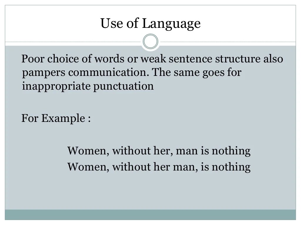 Factors affecting effective communication