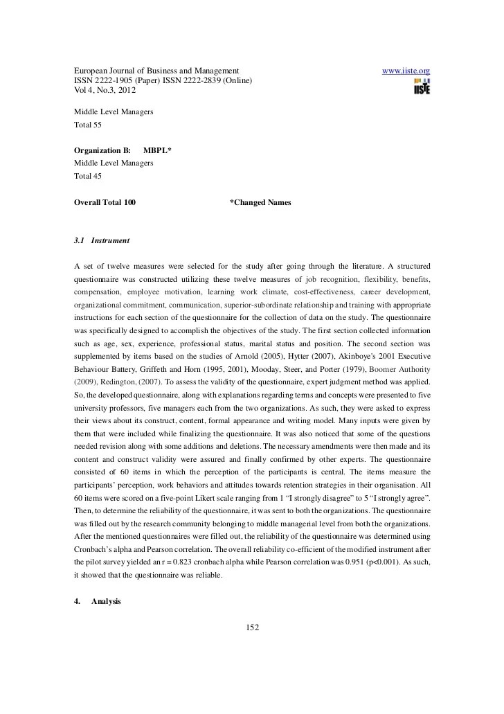 Factors affecting employee retention a comparative analysis