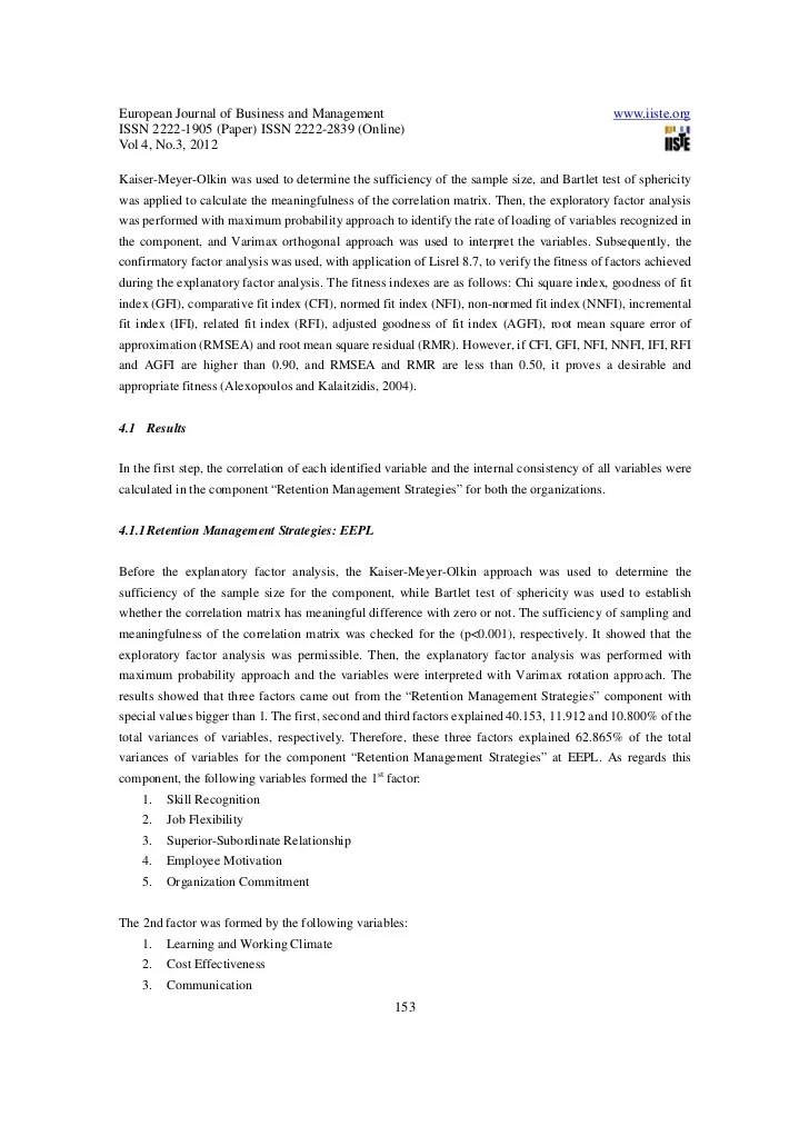 Factors affecting employee retention a comparative analysis