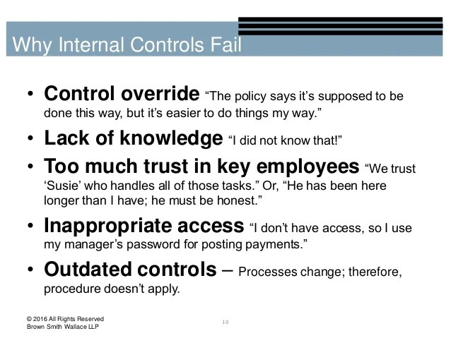 Internal Controls and Effective Report Writing sent to MSCPA