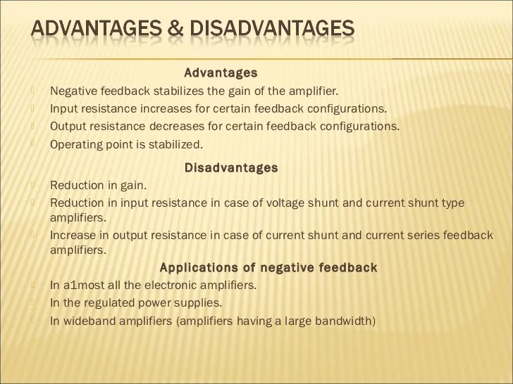 Feedback amplifiers