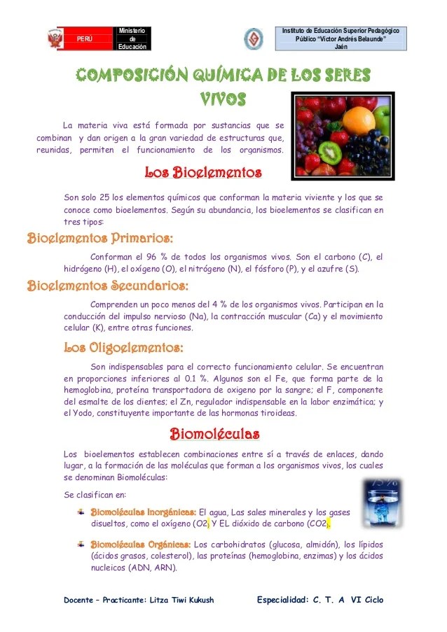 Ficha informativa para una clase aplicada