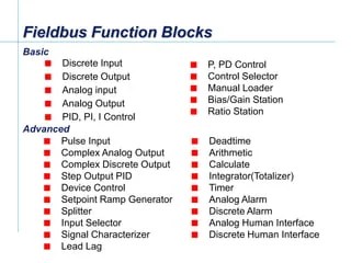 Fieldbus Tutorial Part 1 - Fieldbus Overview | PDF