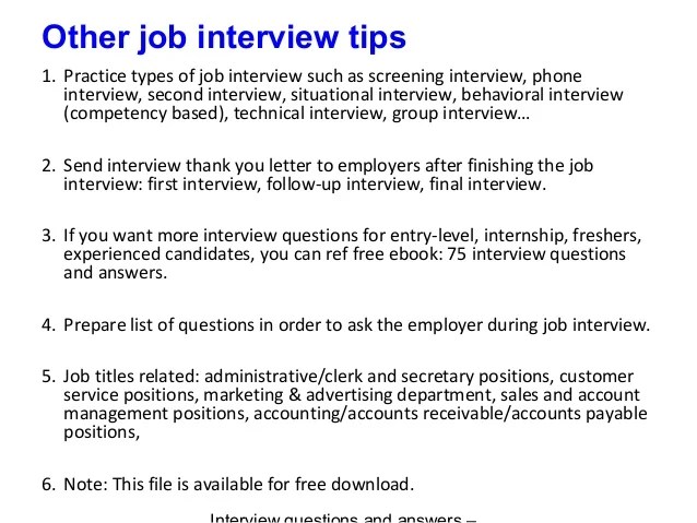 Deloitte & Touche interview questions and answers