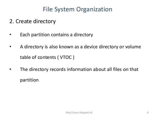 File directory definition 54(2)