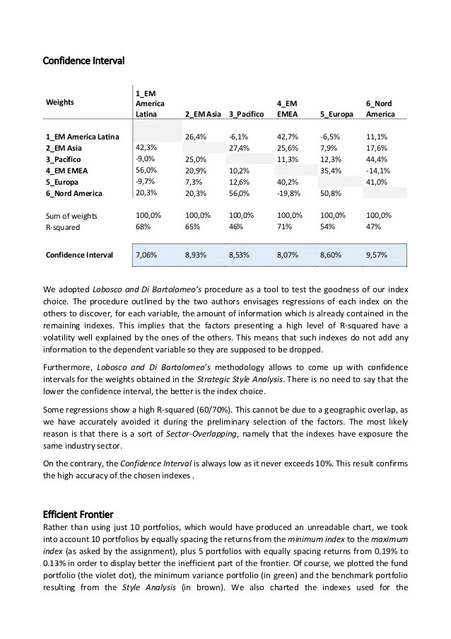 Absolute and Relative VaR of a mutual fund.