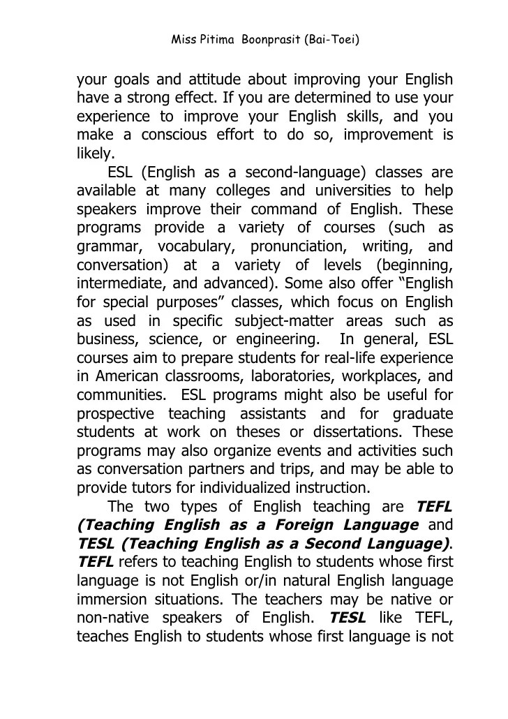Writing essay english language