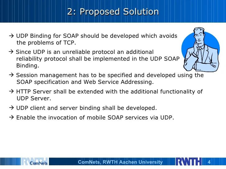 Implementation and Performance Analysis of a UDP Binding for SOAP