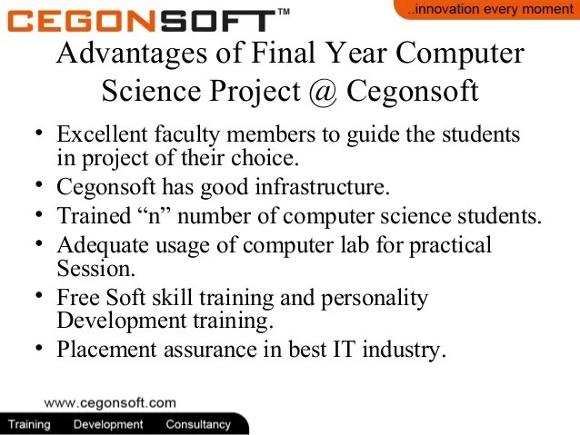Final year computer science project